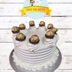 Buttercream chocolate ball cake