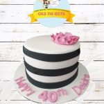 Ladies Birthday Cake Single Tier