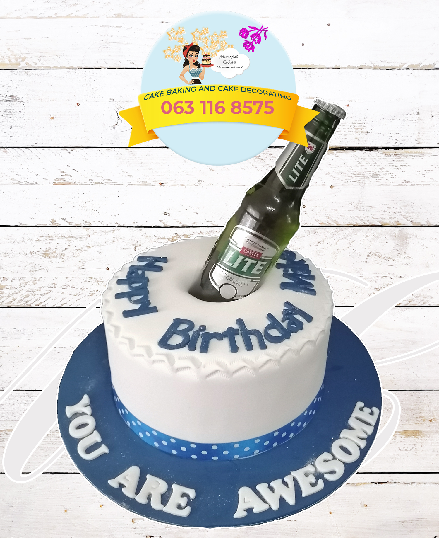 Stella Artois Beer Can Cake - Buy Online, Free UK Delivery — New Cakes