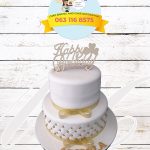 White Gold Diamond Cake