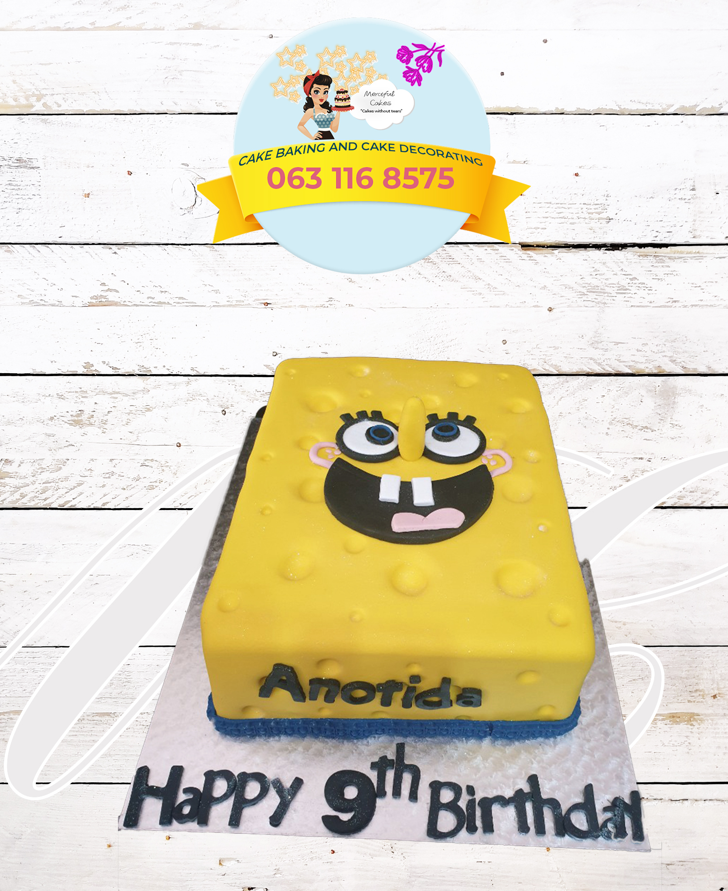 SpongeBob theme cake – casebakes cookies
