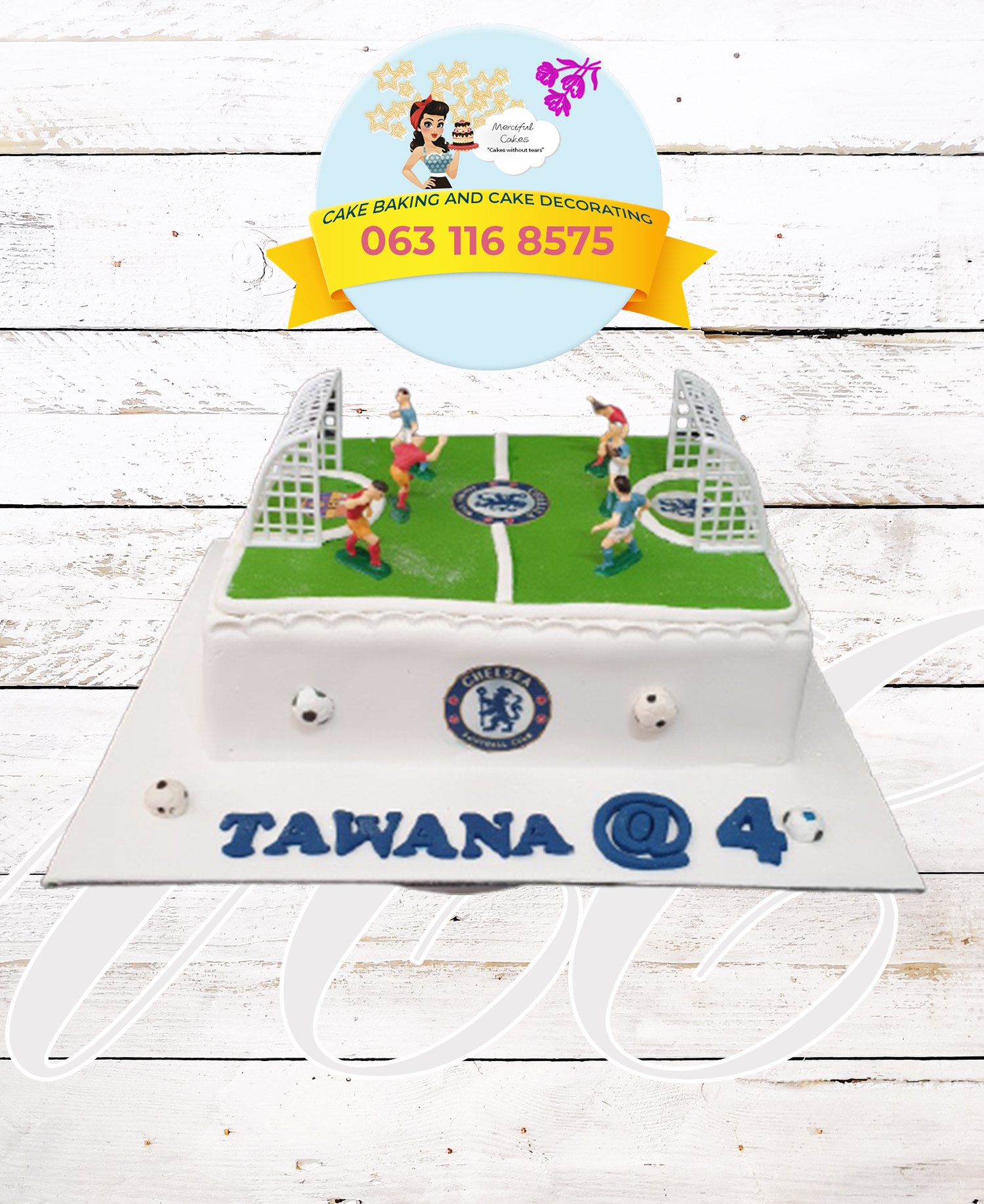 L'mis Cakes & Cupcakes Ipoh Contact : 012-5991233 : Soccer Field Cake
