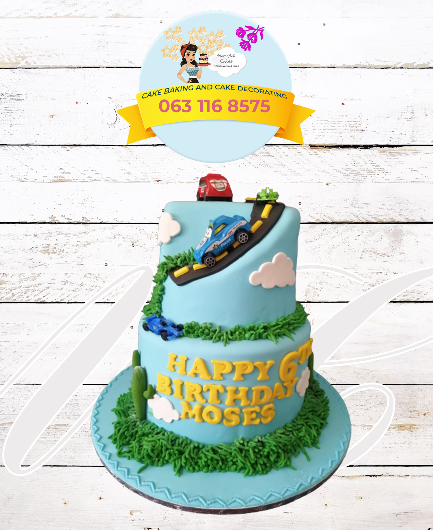 Order Thomas Vertical Track Cake Online in Noida, Delhi NCR | Kingdom of  Cakes