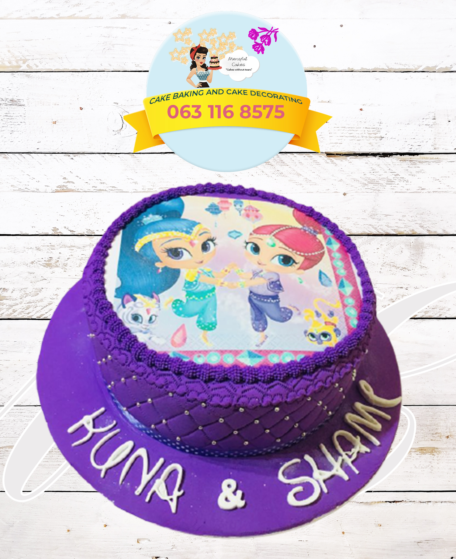 Shimmer and Shine birthday cake - Crazy About Cake | Facebook