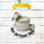 Naked Cake Natural Flower
