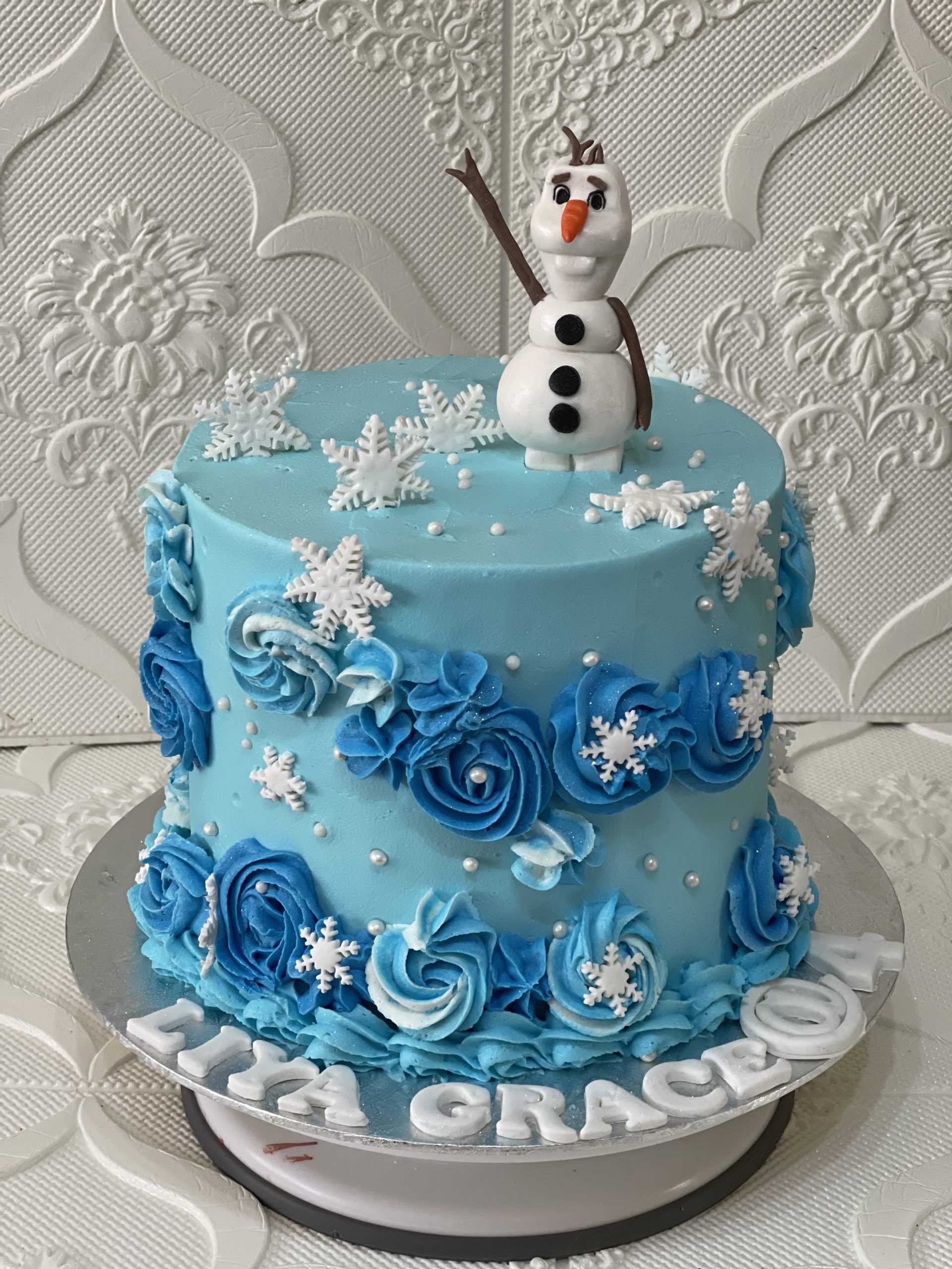 Shop for Fresh Beautiful Elsa Frozen Theme Cake online - Vijayapura