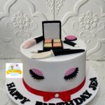 Makeup Theme Cake