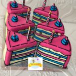 Comic Sliced Themed Mini-cake
