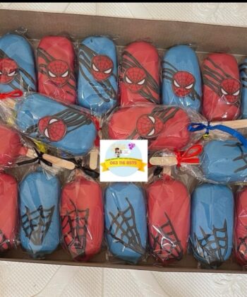 Spiderman Theme Cakesicle