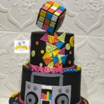 70's Rubic Themed Cake