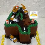 Heavy Duty Trucks Themed Cake